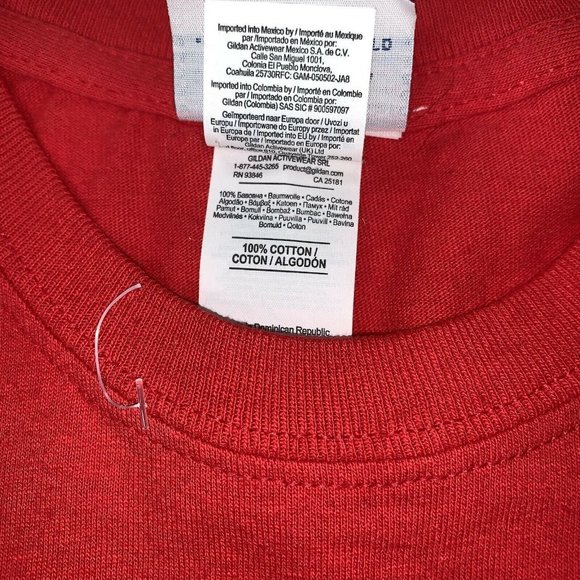 Carnival Cruise Caribbean Adventure Mens Graphic T-Shirt Size Small Red Tee - Picture 4 of 5